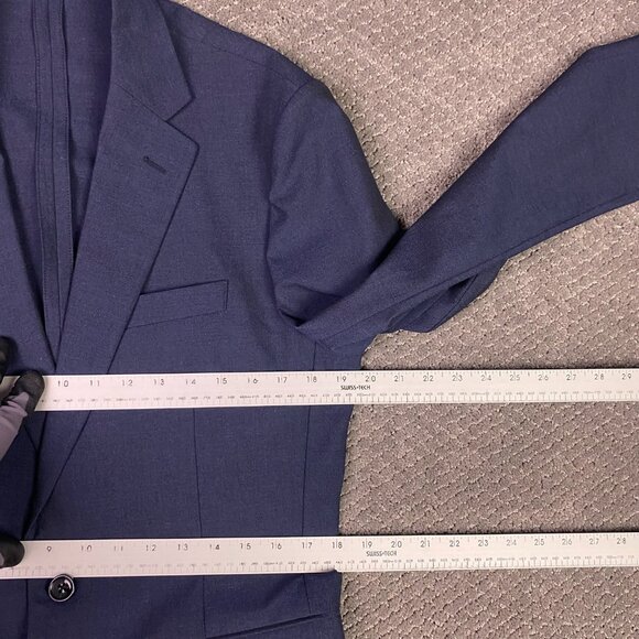 NWOT J. CREW Thompson Performance Suit Jacket Blazer Sport Coat Men's 38R Blue - Picture 8 of 15